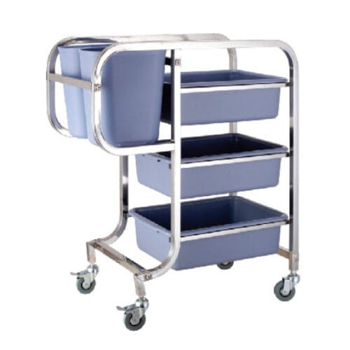 Collect Bin Cart Trolley