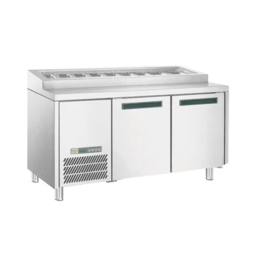 Undercounter Chiller For Salad Pizza 2 Door