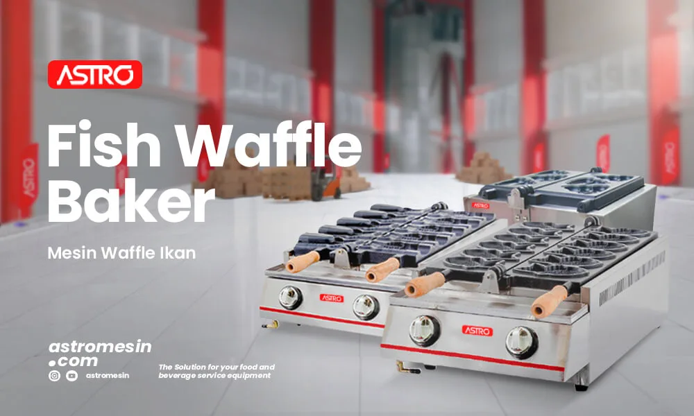 Mesin Waffle Ikan Banner Mesin Waffle Ikan Banner