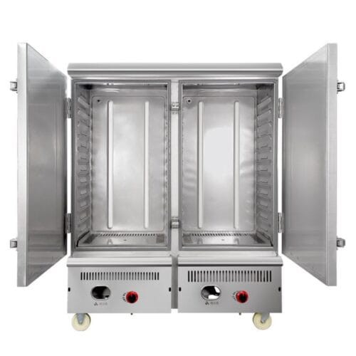 FOMAC Gas Rice Steaming Cart 08 Tray RSC-GYR8 - Image 4