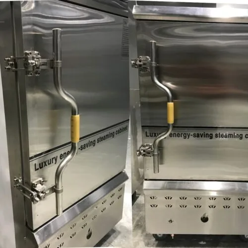 FOMAC Gas Rice Steaming Cart 24 Tray RSC-GYR24 - Image 2
